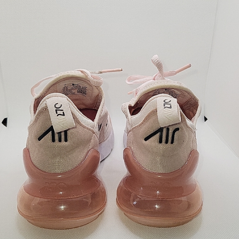 Nike Pink and White Air Max 270 Sneakers (Rare Color) - Picture 7 of 14